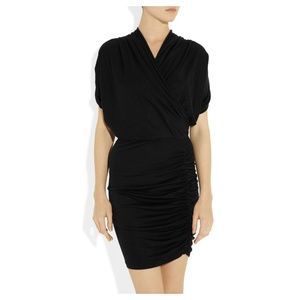 CATHERINE MALANDRINO - NWT Drape Neck Ruched Dress